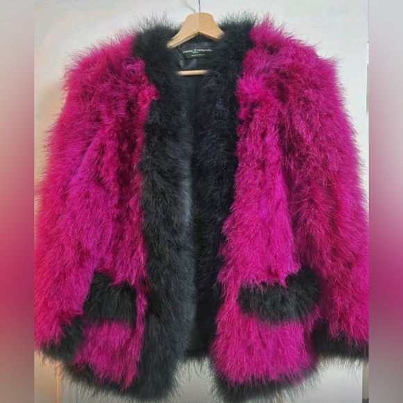 Chanel Vintage Ostrich Jacket Sz 38 - Picture 1 of 9